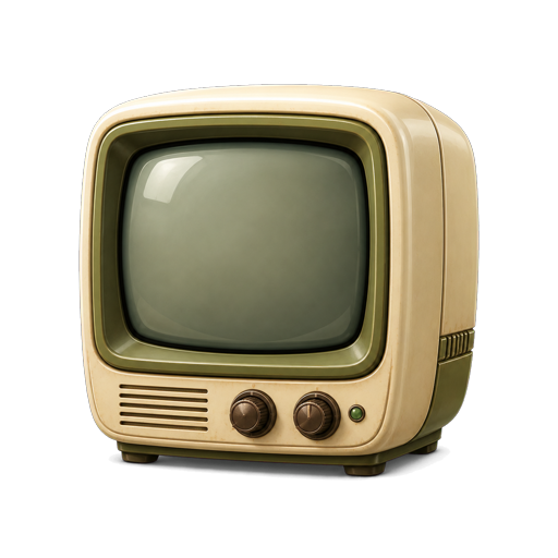 A retro television